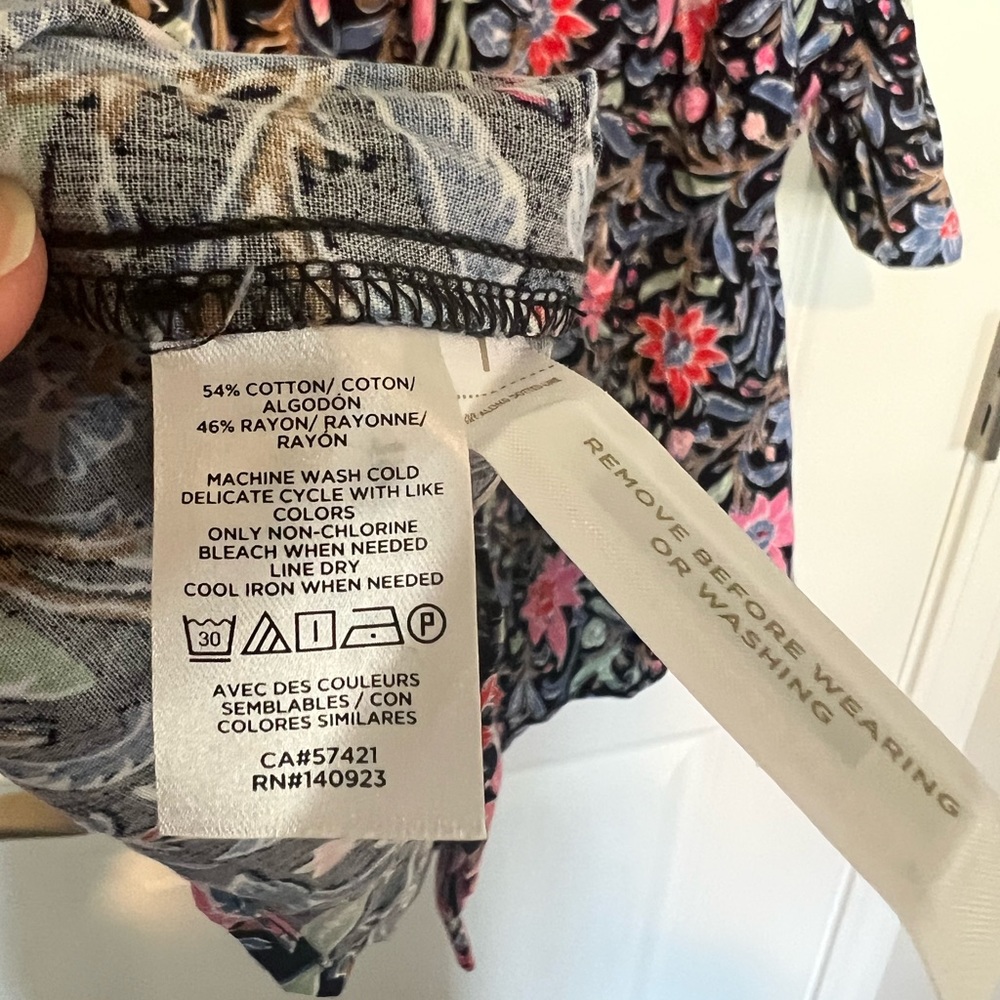 NWT LOFT front button dress XS WITH POCKETS - Picture 5 of 6